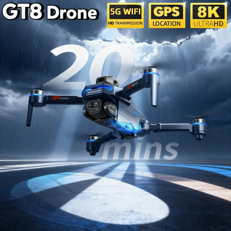 HOT For LSRC GT8 Drone 4K Prof - огляд і ціна Jjrc Drone X12